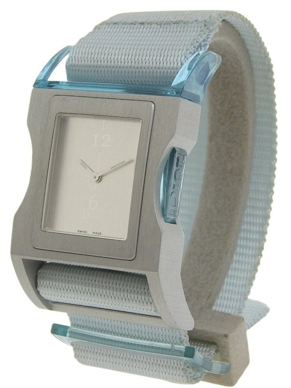 Dior Chris 47 Watches D100-322 SilverDial Aluminum/Nylon Quartz Analog dis...